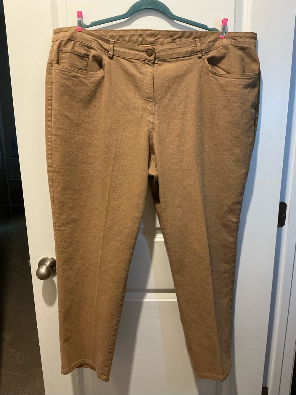 Ruby Rd. Woman Tan/Camel Jeans - Picture 2 of 5